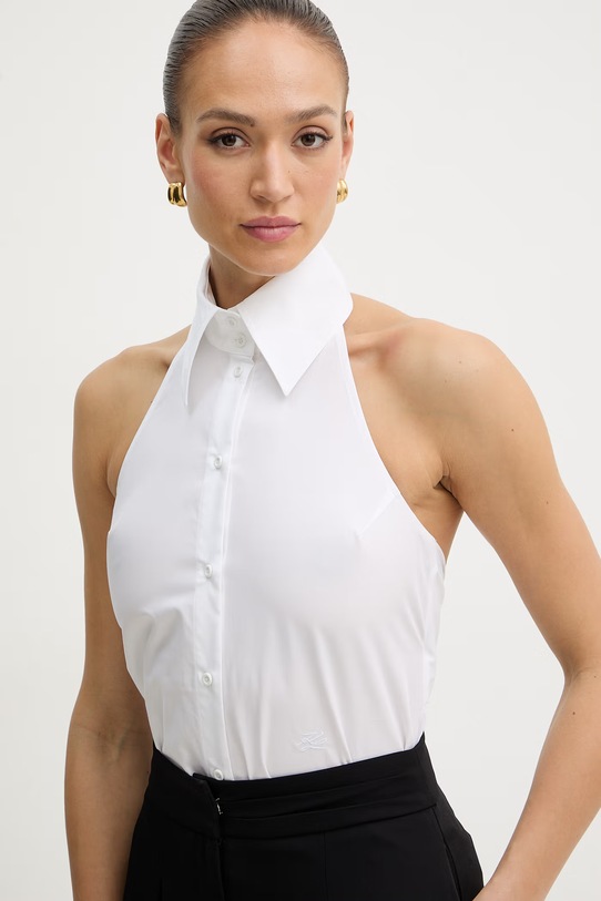 Karl Lagerfeld koszula damska bawełniana B2W11007 biały