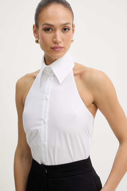 Karl Lagerfeld koszula damska bawełniana B2W11007 biały