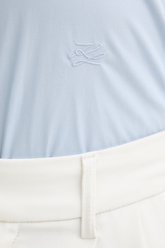 Karl Lagerfeld koszula damska bawełniana B2W11007 niebieski