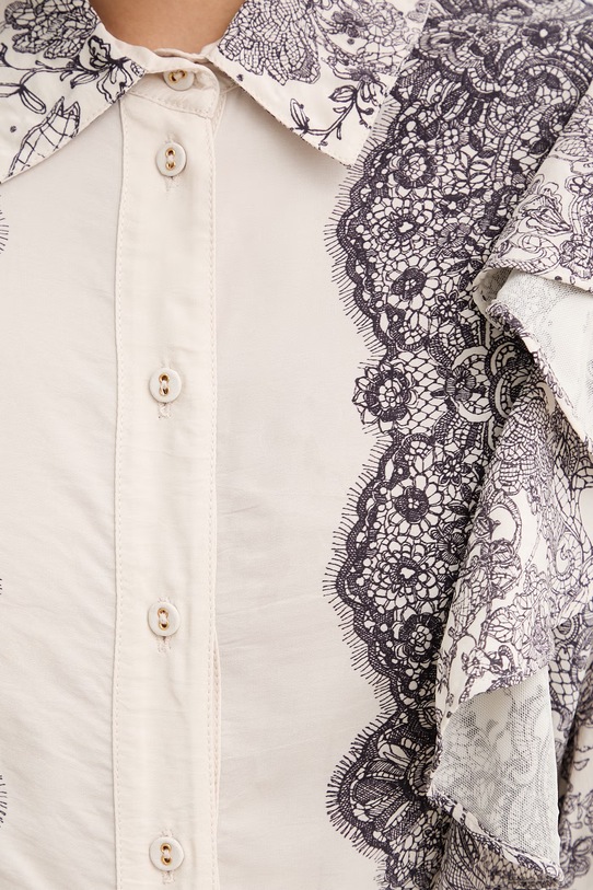 Blugirl Blumarine cămașă pentru femei RA6129.T523A bej