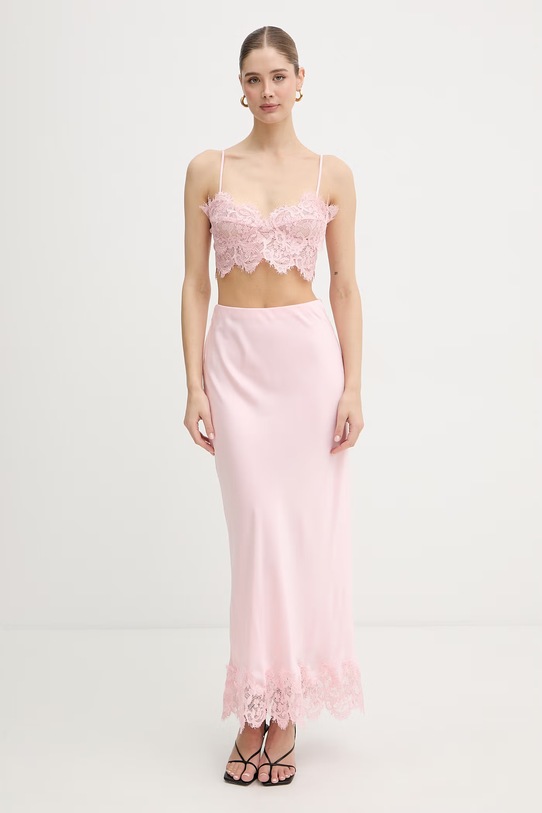 Bardot bluzka damska koronkowa 60295TB różowy SS26