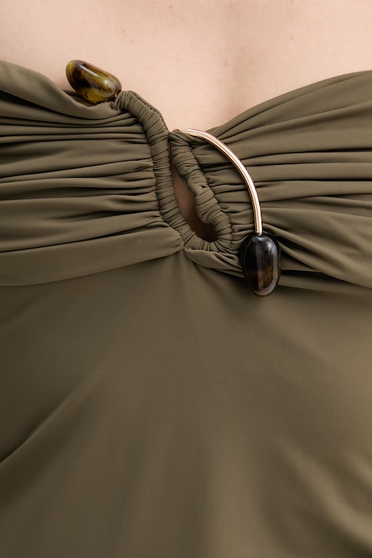 Bardot bluzka hiszpanka damska 60320TB zielony