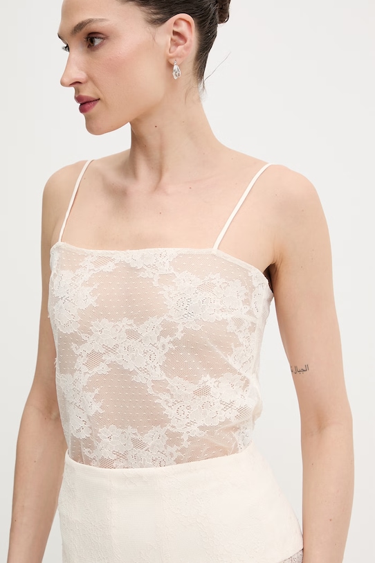 Bardot bluzka beżowy 60358TB