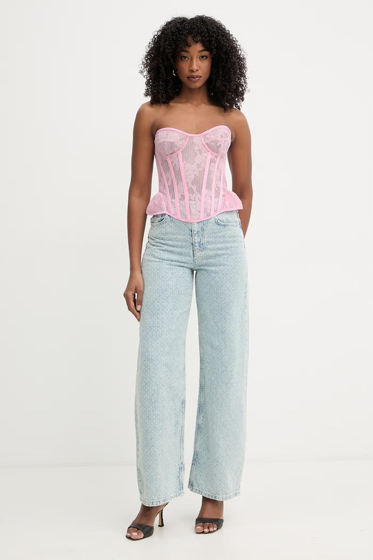 Bardot топ дамски 60213TB3 розов SS26