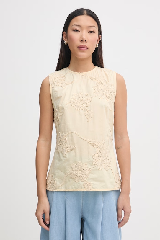 Rotate bluzka dziecięca bawełniana żółty 1155561366