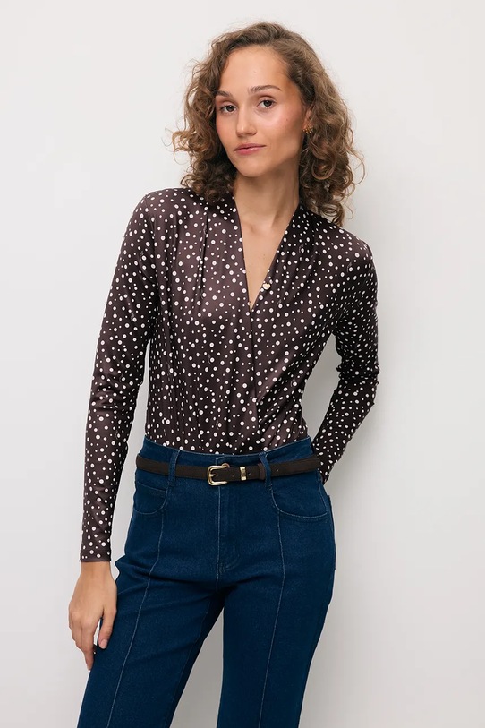 Bizuu body LOMMA wzorzyste brązowy LOMMA.BRAZOWY