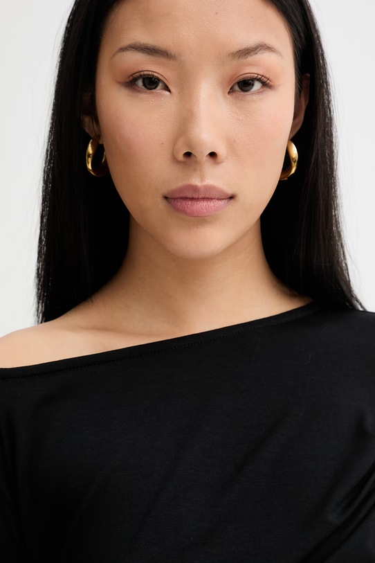 La Mania blúzka dámska s viskózou ENZA čierna ENZA