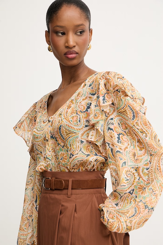 Morgan bluzka koszulowa damska żółty CHOHO.F