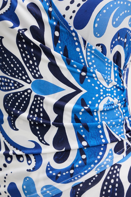 Morgan bluzka kopertowa damska niebieski DALIX