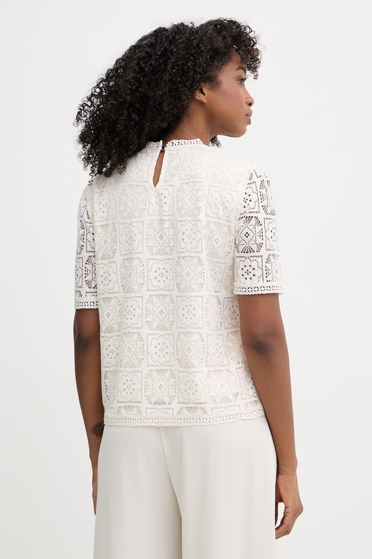 Odzież Morgan bluzka damska z bawełną DBOHO beżowy