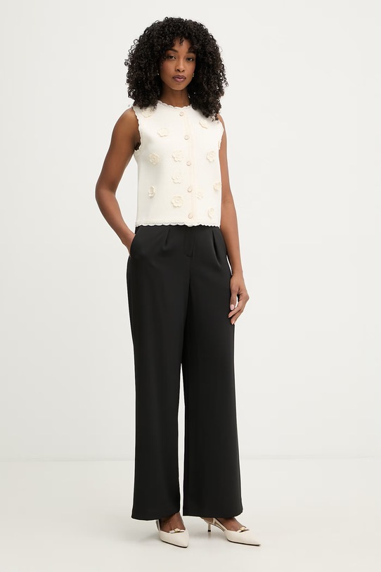 Morgan kamizelka damska z wiskozą MFLEUR beżowy SS26