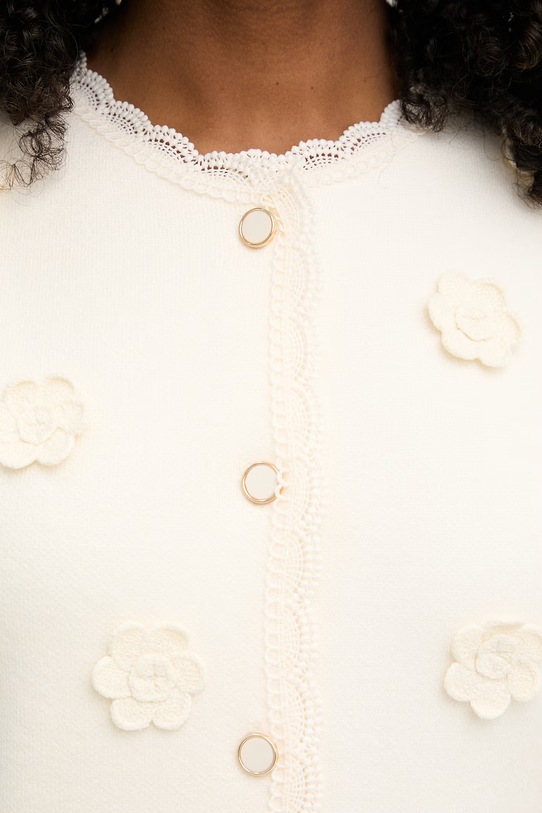 Morgan kamizelka damska z wiskozą MFLEUR beżowy