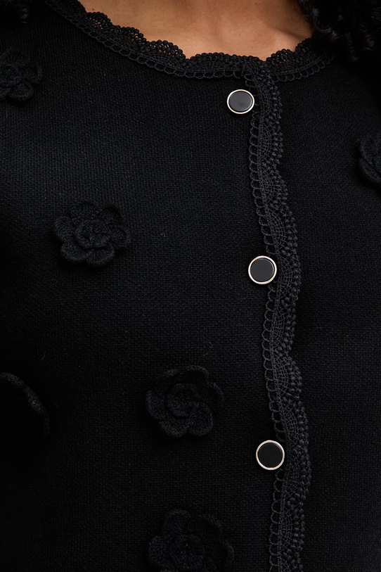 Morgan kamizelka damska z wiskozy MFLEUR czarny