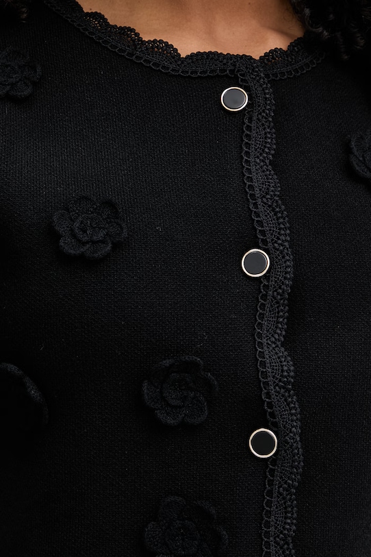 Morgan kamizelka damska z wiskozy MFLEUR czarny