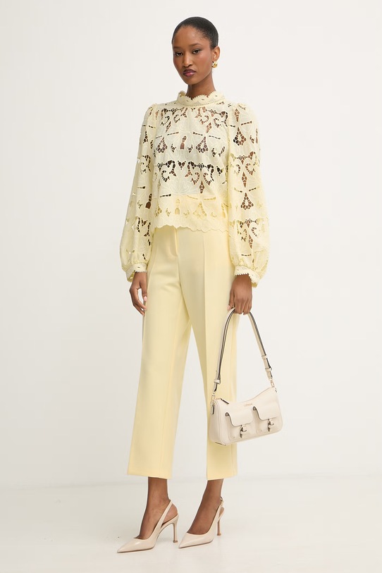 Morgan bluzka damska OMBRAK żółty SS26