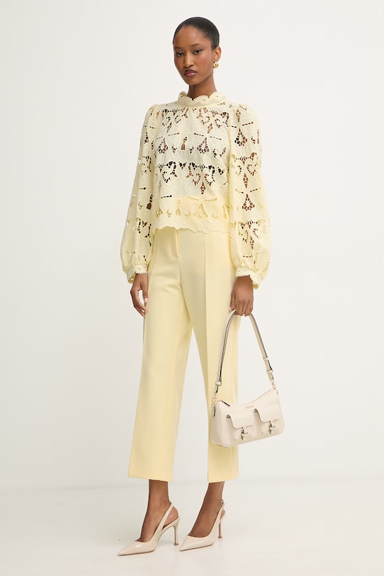 Morgan bluzka damska OMBRAK żółty SS26