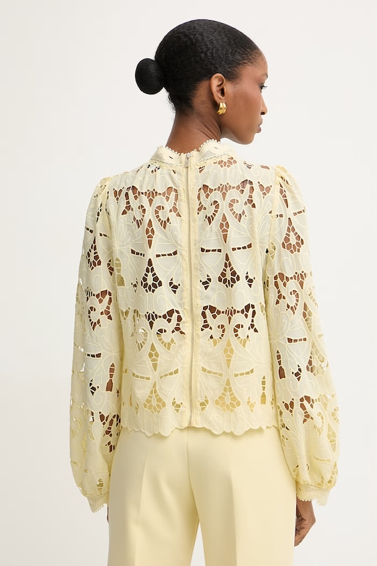 Odzież Morgan bluzka damska OMBRAK żółty