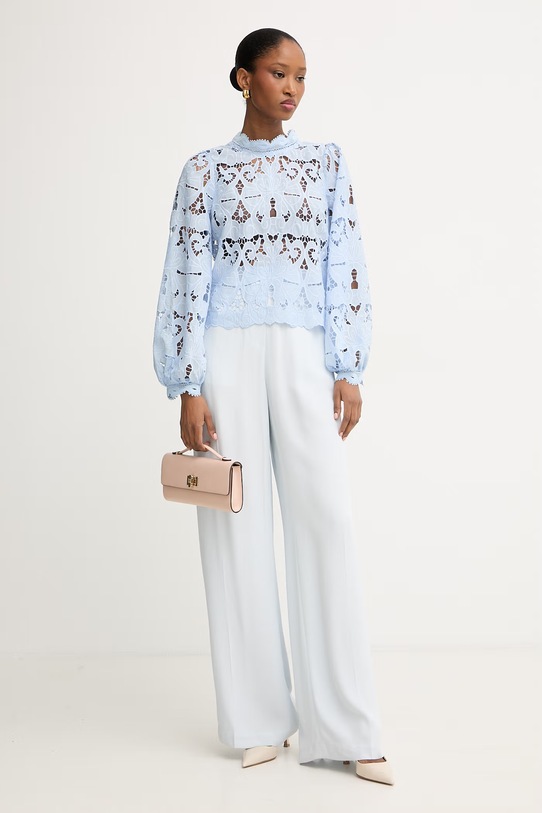 Morgan bluzka damska OMBRAK niebieski SS26