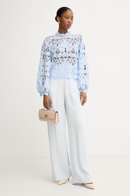 Morgan bluzka damska OMBRAK niebieski SS26