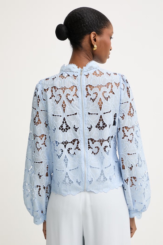 Odzież Morgan bluzka damska OMBRAK niebieski