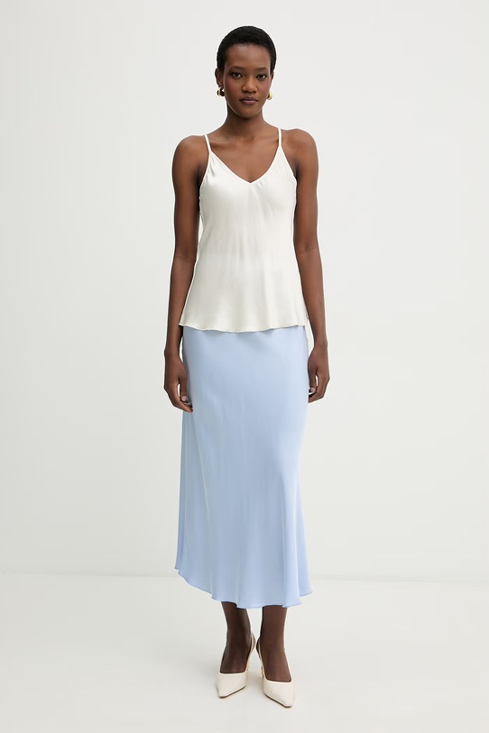 Haveone top damski z wiskozy RWG.Q012 beżowy SS26