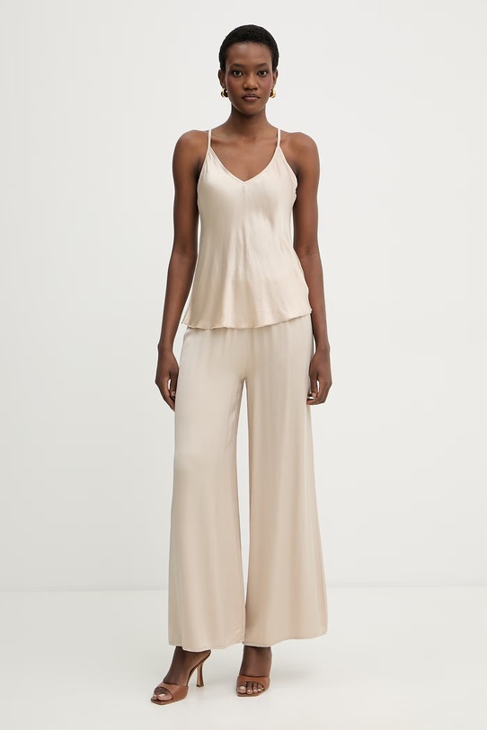 Haveone top damski z wiskozy RWG.Q012 beżowy SS26