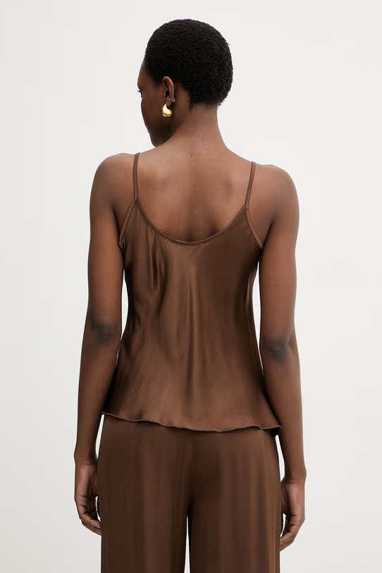 Odzież Haveone top damski z wiskozy RWG.Q012 brązowy