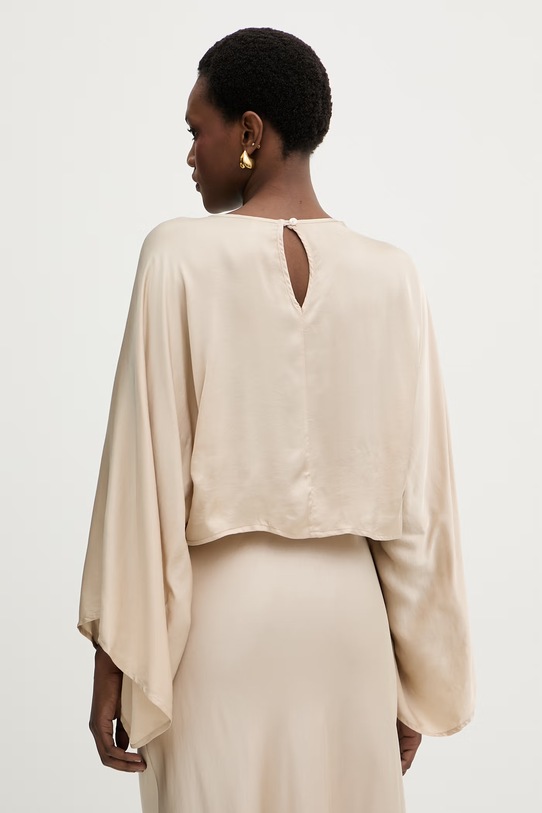 Odzież Haveone bluzka damska z wiskozy CWG.Q009 beżowy