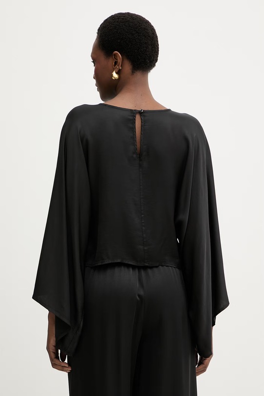 Odzież Haveone bluzka damska z wiskozy CWG.Q009 czarny