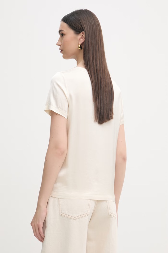 Odzież Haveone t-shirt basic damski z wiskozą CWG.Q005 beżowy