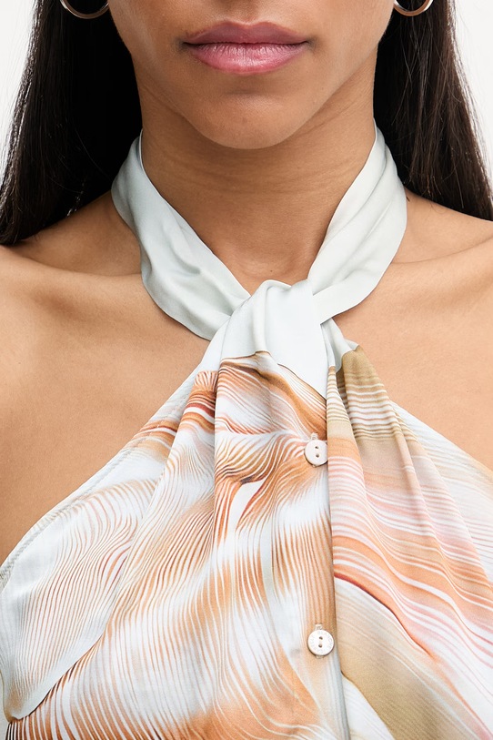 Isabelle Blanche top damski z wiskozy zielony IS26SS.C012.T020