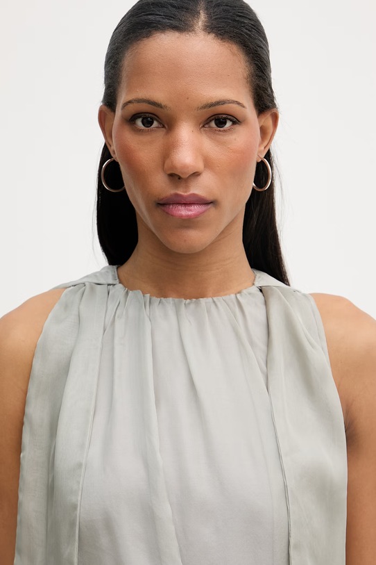 Isabelle Blanche top damski jedwabny zielony IS26SS.C166.T026