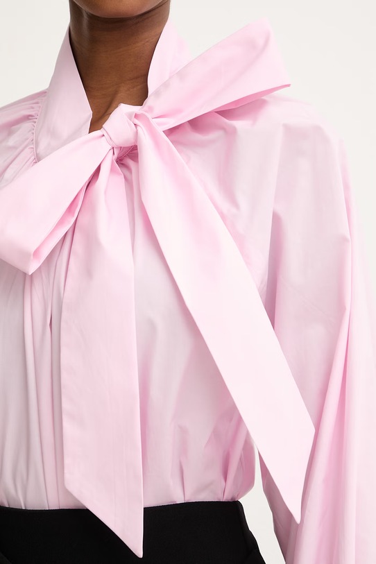 Morgan bluzka koszulowa damska bawełniana ODIPA różowy