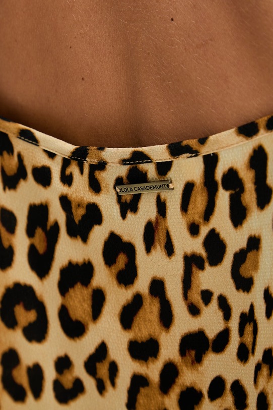 Lola Casademunt top damski LS2615011 beżowy