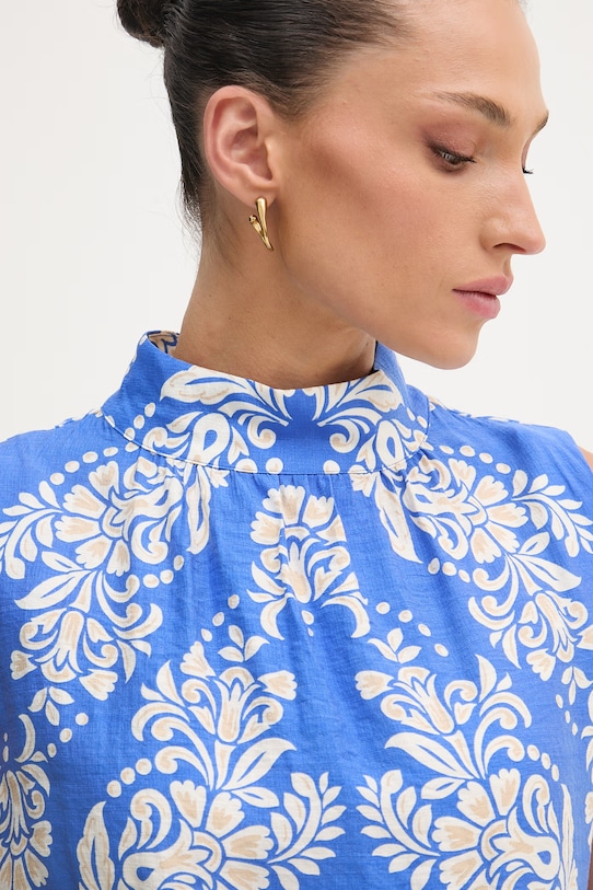 Lola Casademunt női blúz viszkózzal kék LS2615091