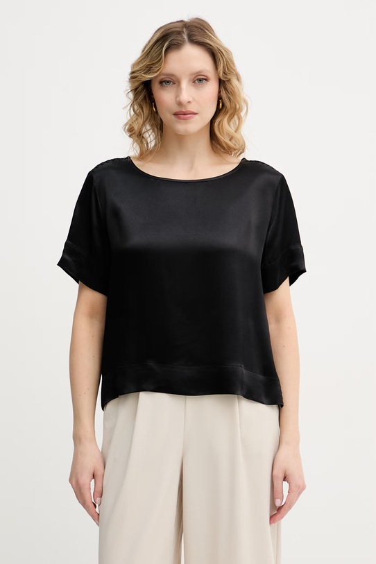 Sisley halenka dámská z viskózy černá 52BZLQ0AY