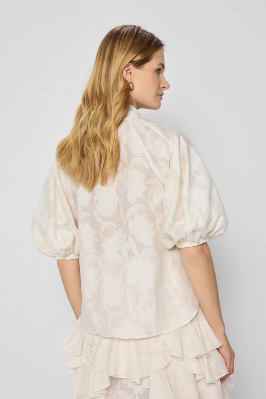 BIZUU блузка жіноча віскозна AZALEA AZALEA.KREMOWY бежевий SS26