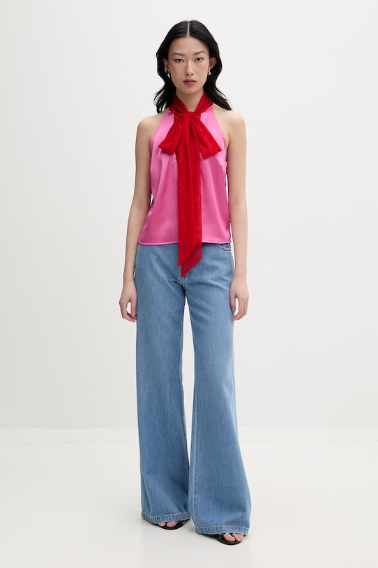 Never Fully Dressed halenka dámská NFDTO3450 růžová SS26