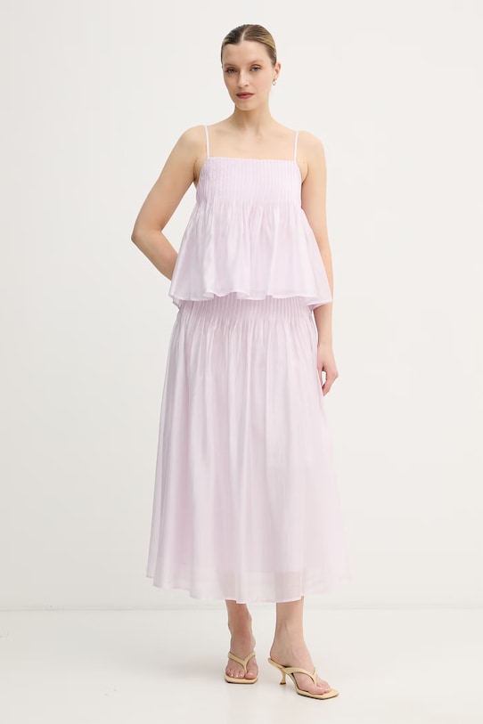 Hoss Intropia top damski z lyocellem 5873401 różowy SS26