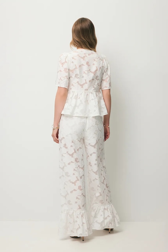 Odjeća BIZUU bluza s volanima ženska SAVENNE SAVENNE.KREMOWY bež