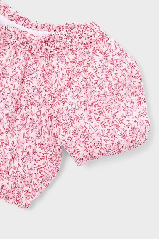 Dziewczynka Mayoral bluzka bawełniana dziecięca 3026.6E.Mini.PPY2 różowy