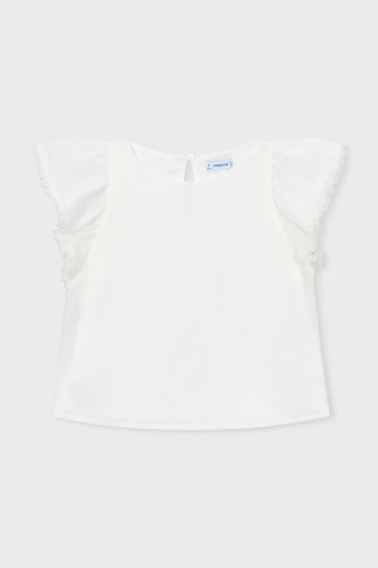 Mayoral bluzka dziecięca 3195.6B.Mini.PPY2 biały SS26