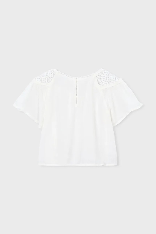 Dziewczynka Mayoral bluzka dziecięca 3197.6H.Mini.PPY2 biały