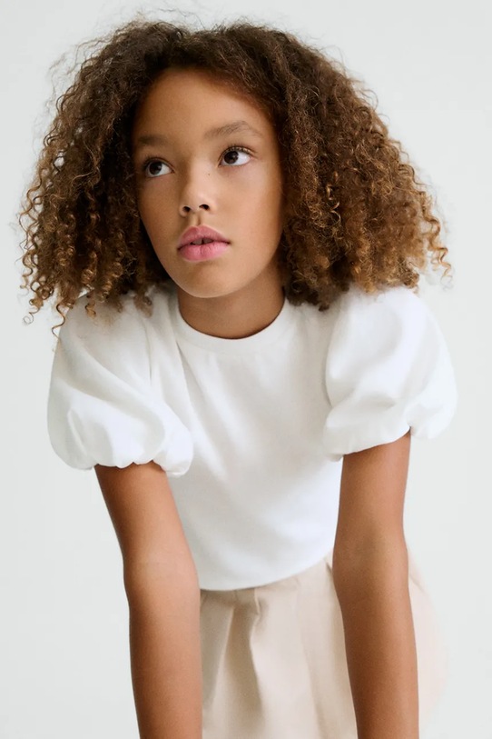 Παιδική μπλούζα Mayoral με ελαστάν λευκό 6001.8A.Junior.PPY2