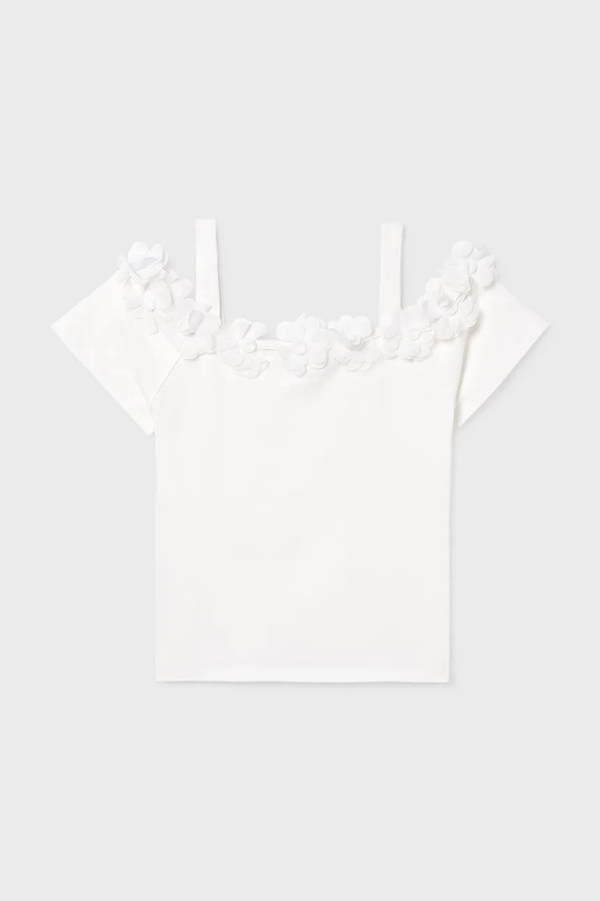 Mayoral bluzka dziecięca 6003.8B.Junior.PPY2 biały SS26