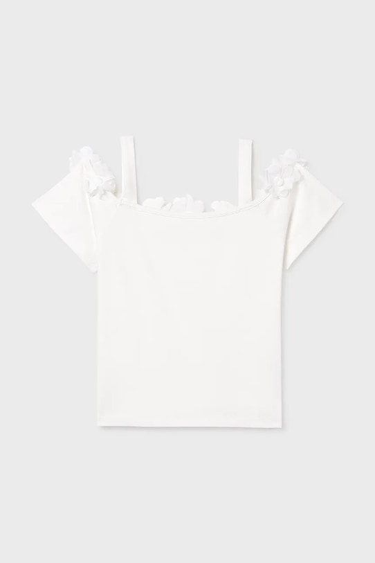 Dziewczynka Mayoral bluzka dziecięca 6003.8B.Junior.PPY2 biały