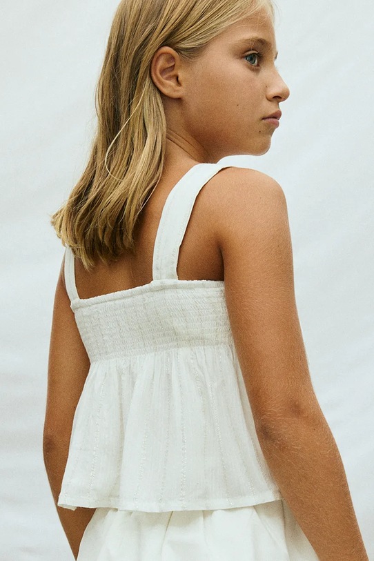 Mayoral bluzka dziecięca 6019.8A.Junior.PPY2 biały