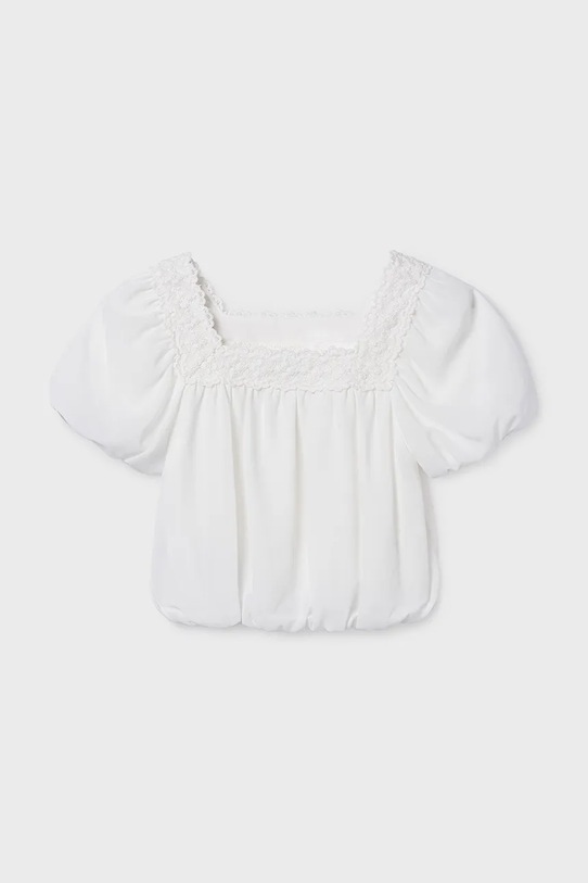 Mayoral bluzka dziecięca 6156.8A.Junior.PPY2 biały SS26