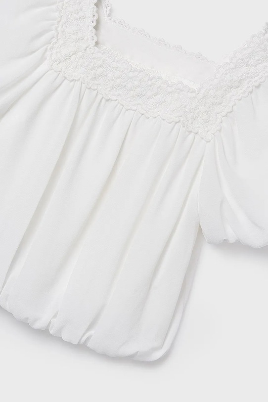 Mayoral bluzka dziecięca biały 6156.8A.Junior.PPY2