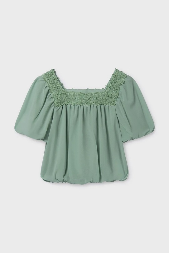 Mayoral bluzka dziecięca casual zielony 6156.8A.Junior.PPY2